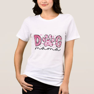 Dog Mama   Cute Dog Mom Tee for Pet Lovers