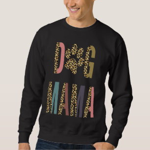 Dog Mama Leopard Sweatshirt
