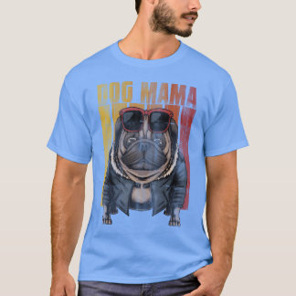 DOG MAMA vintage friends T-Shirt