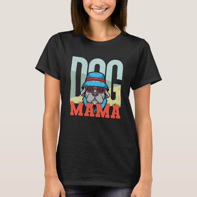 Dog mama vintage t-shirts and hoodies (Front)