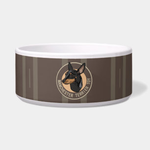 Dog manchester terrier toy