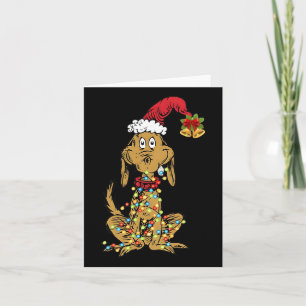 Dog Max Christmas Funny Xmas Gift  Card