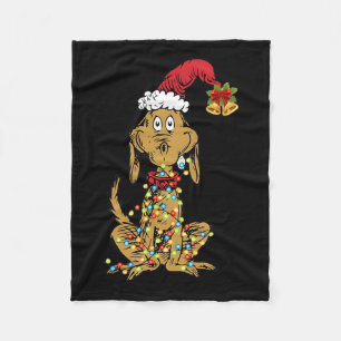 Dog Max Christmas Funny Xmas Gift Fleece Blanket