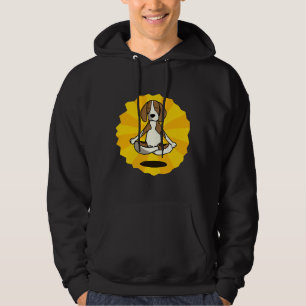 Dog Meditation Yoga Beagle Labrador Husky Sheperd  Hoodie