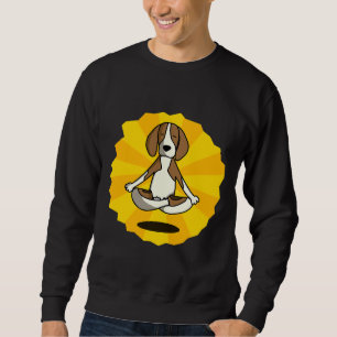 Dog Meditation Yoga Beagle Labrador Husky Sheperd  Sweatshirt