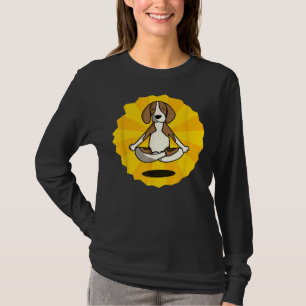 Dog Meditation Yoga Beagle Labrador Husky Sheperd  T-Shirt
