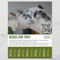 dog meetup tear-off flyer template