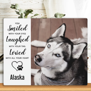 Dog Memorial- Dog Remembrance - Pet Loss Keepsake Plaque