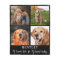Dog Memorial Gift Pet Loss Custom 4 Photo Collage