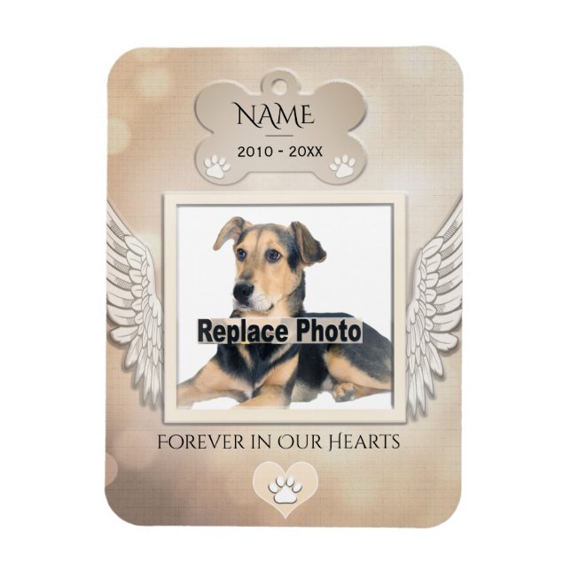 Dog Memorial Magnet (Vertical)