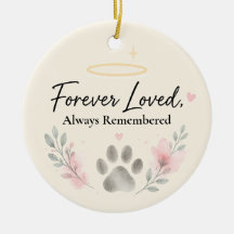Dog Memorial Ornament – Personalised
