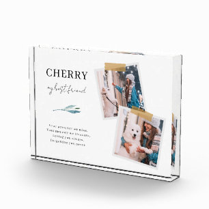 Dog Memorial Pet Loss 2 Photo Block