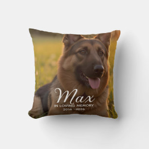 Dog Memorial Pet Loss  Cushion