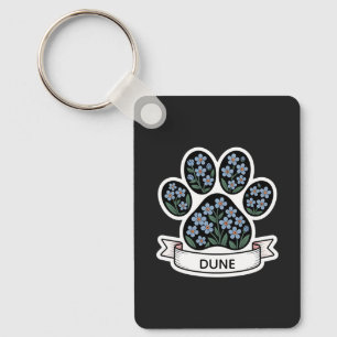 Dog Memorial Sympathy Keepsake Pet Loss Key Ring