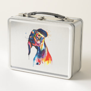 Dog Metal Lunch Box