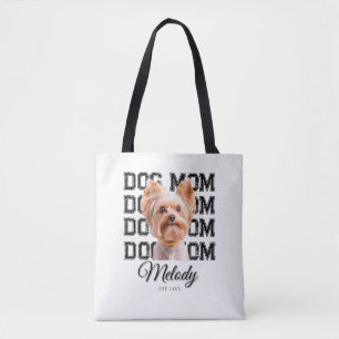 Dog Mom Custom Photo  Tote Bag