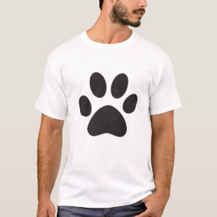 Dog Mom Dad Puppy Love Dogs Paw Print T-Shirt