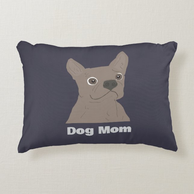 Dog Mom Decorative Cushion (Front)