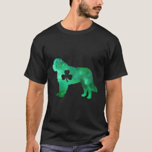 Dog Mom Dog Lover St Patrick's Day Saint Bernard M T-Shirt