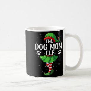 Dog Mom Elf Christmas Girls Women Elf Squad Xmas F Coffee Mug