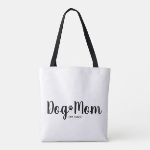 Dog Mom Established Gift Tote Bag