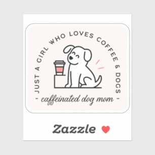 Dog mom funny coffee lovers quotes girly