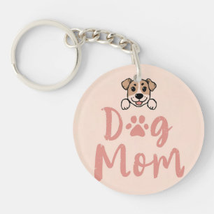 Dog Mom  Key Ring
