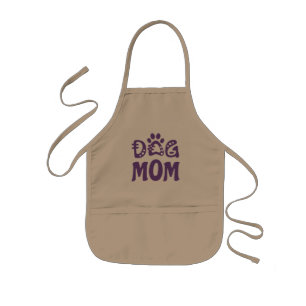 Dog Mom Kids Apron