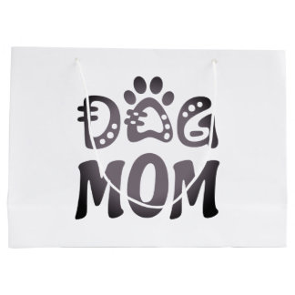Dog Mom Large Gift Bag
