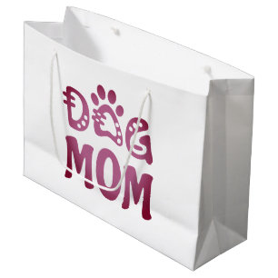 Dog Mom Large Gift Bag