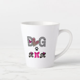 Dog Mom Leopard Heart Mug -Mom Lover Gift 