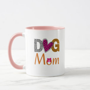 Dog Mom Leopard Print/Trending Dog Lover Gift Mug