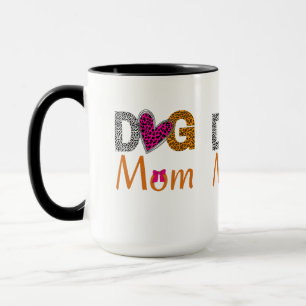 Dog Mom Leopard Print/Trending Dog  Lover Gift Mug