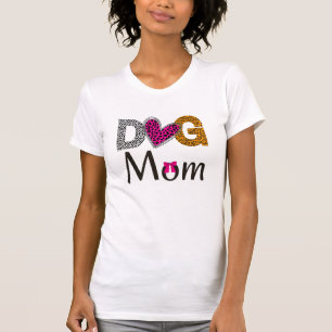 Dog Mom Leopard Print/Trending Dog Lover T-Shirt
