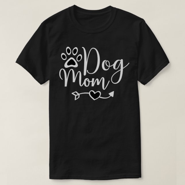 Dog Mom Pet Puppy Premium  T-Shirt (Design Front)