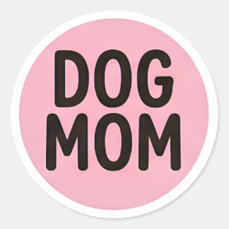 Dog Mom Sticker – Cute Dog Lover Decal