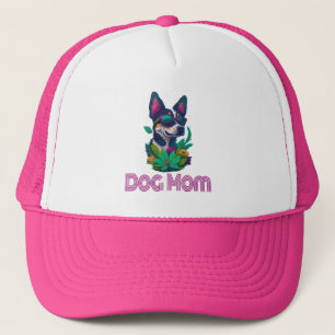 Dog Mom, summer and funny birthday gift  Trucker Hat