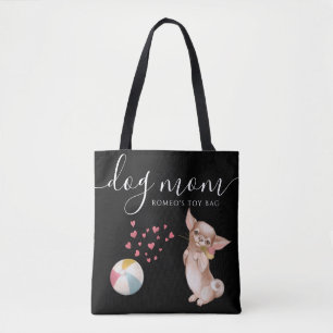 Dog Mom Toy Tote Bag