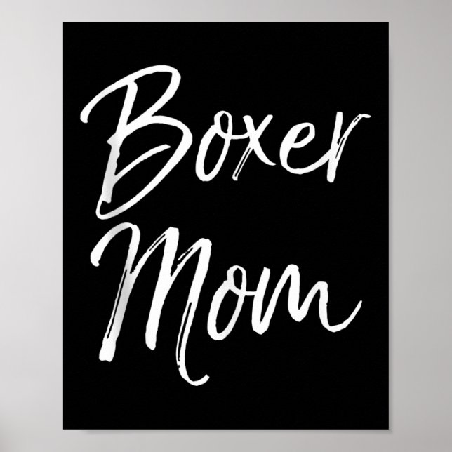 Dog Mother Gift Boxing Mother's Day Quote Cute Box Poster (Front)