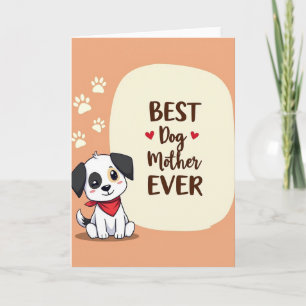 Dog Mother Illustration Card