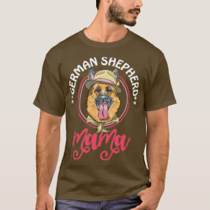 Dog Mothers Day Gift Pet Lover German Shepherd T-Shirt