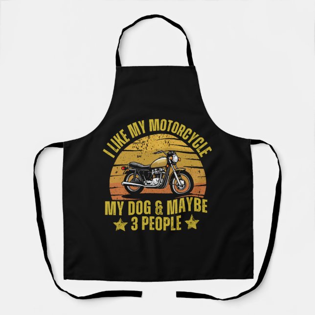 Dog Motorcycle Apron (Front)