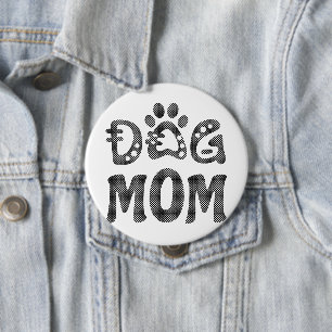 Dog Mum 10 Cm Round Badge