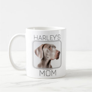 Dog Mum 2 Photo Simple Modern Minimalist Coffee Mug