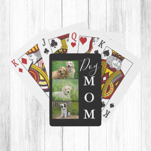 Dog Mum 3 Photo Collage Playing Cards