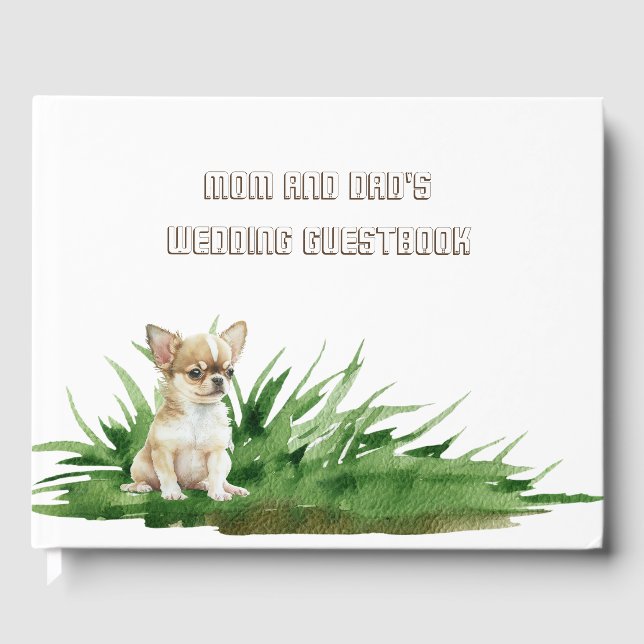 Dog Mum and Dad's Anniversary Guest Book (Front)