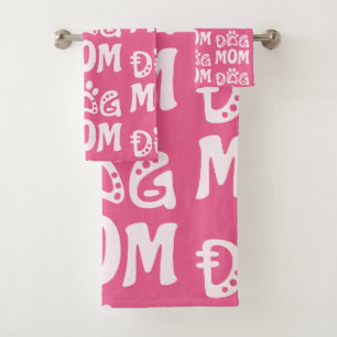 Dog Mum Bath Towel Set
