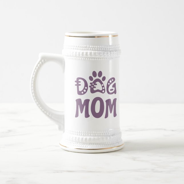 Dog Mum Beer Stein (Left)