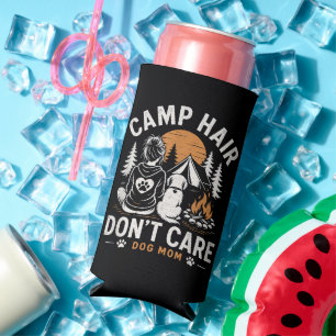 Dog Mum Camping Outdoor Campfire Seltzer Can Cooler