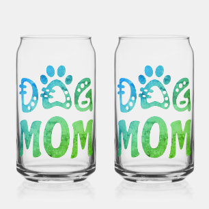 Dog Mum Can Glass